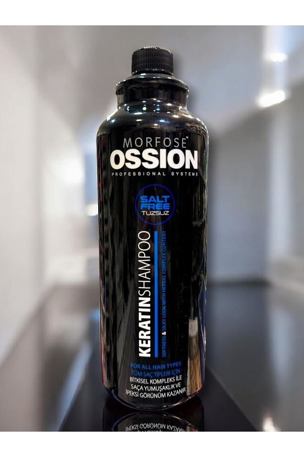 Ossion Tuzsuz Keratin Bakım Şampuan 1000 ml - 3
