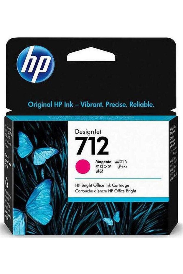 خرطوشة الرسم HP 712 Magenta Red 29ML 3ED68A