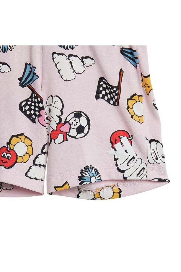 Pembe Bebek Eşofman I Fun Aop Set Jı6235 - 5