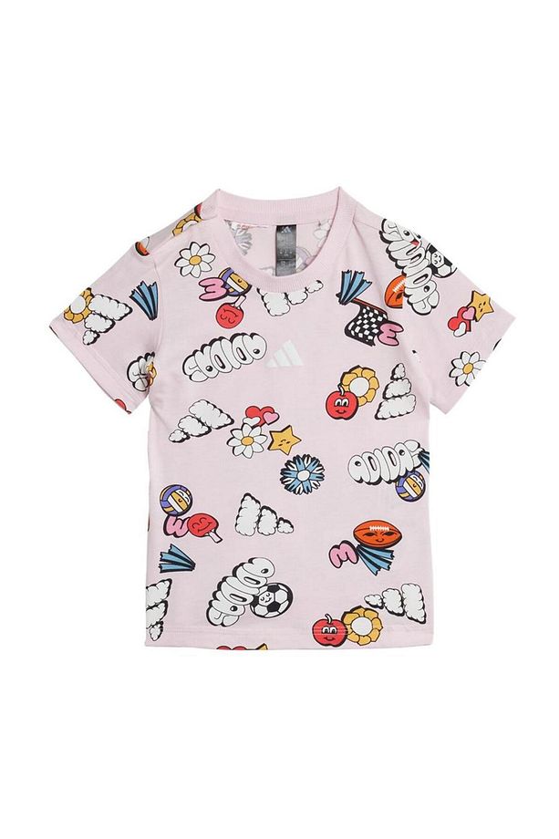 Pembe Bebek Eşofman I Fun Aop Set Jı6235 - 8