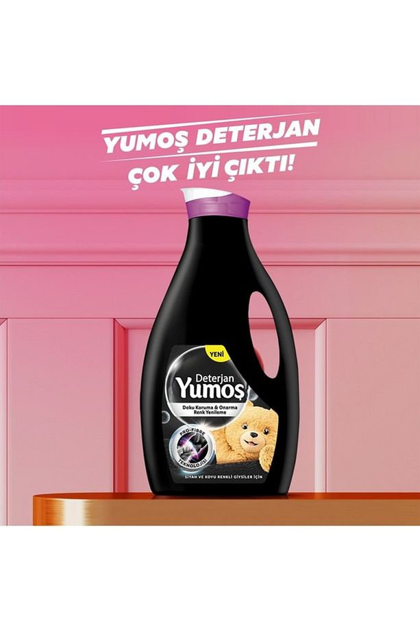 Sıvı Bakım Çamaşır Deterjanı Siyah ve Koyu Renkli Giysiler Için 2520 ml 3 Adet - 3