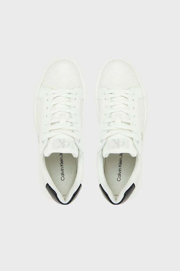 Logolu Deri Sneaker Ayakkabı YW0YW0176901W AYAKKABI YW0YW01769 01W - 4