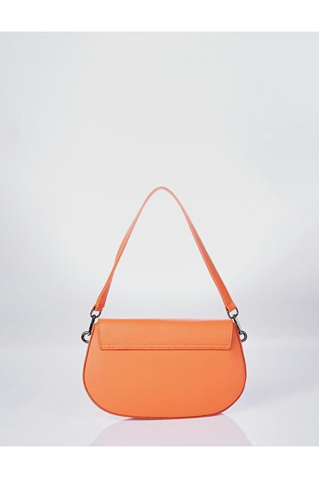 Oval Form Çanta Turuncu - 4
