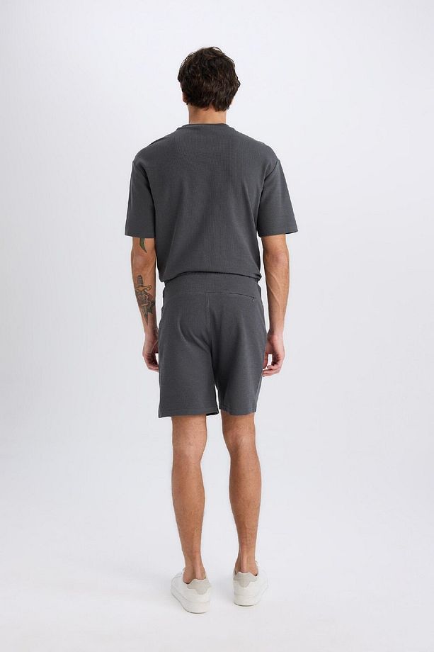 Regular Fit Düz Paça Cepli Basic Düz Şort B8792ax25sm - 7