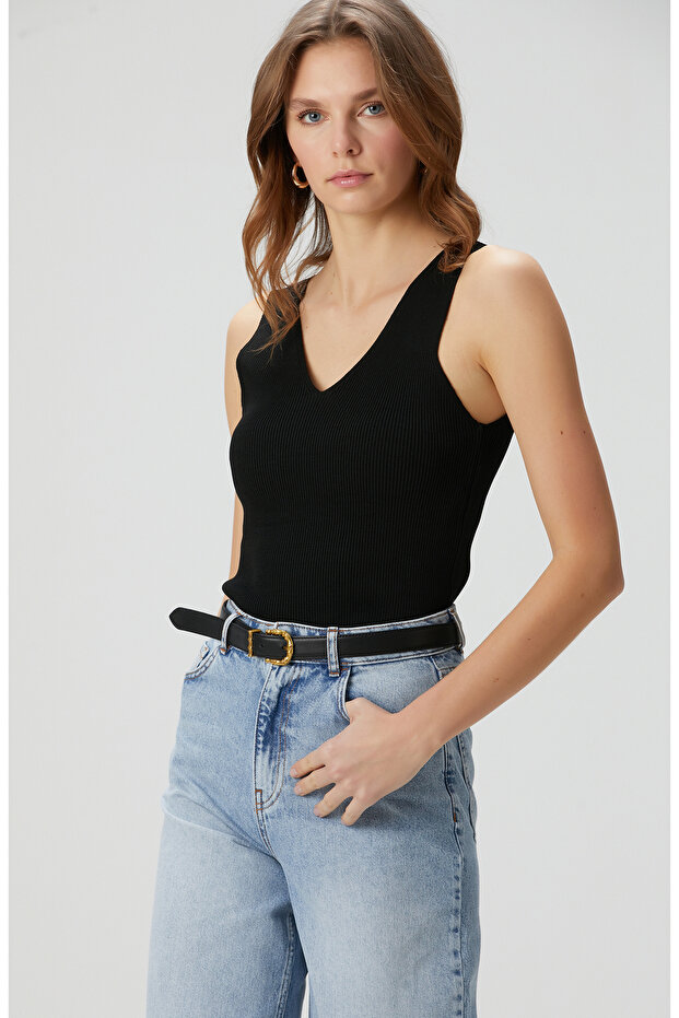 Siyah Triko Atlet - 4