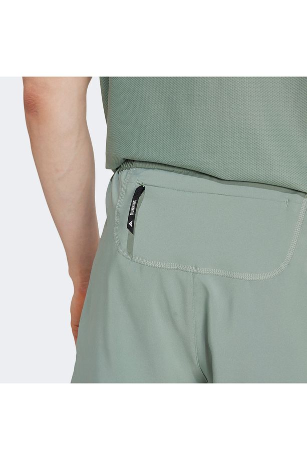 Own The Run Climacool 2 In 1 Erkek Yeşil Koşu Şortu - 5