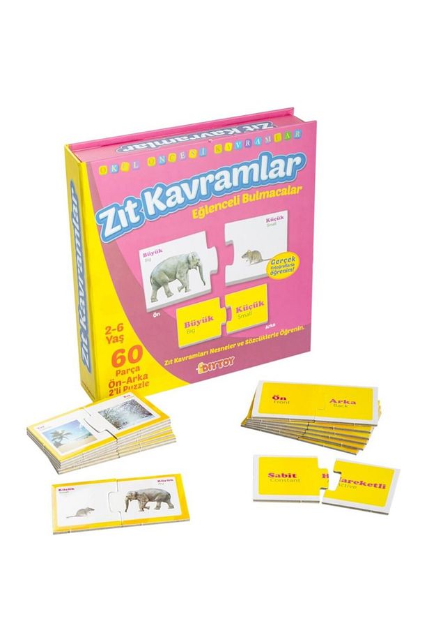 Zıt Kavramlar & Okul Öncesi Kavramlar Eğlenceli Bulmaca - 2