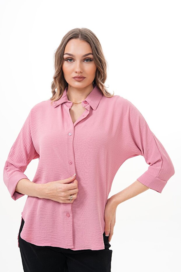 Kadın Dirsek Kol Ayrobin Gömlek 255070 - - 3