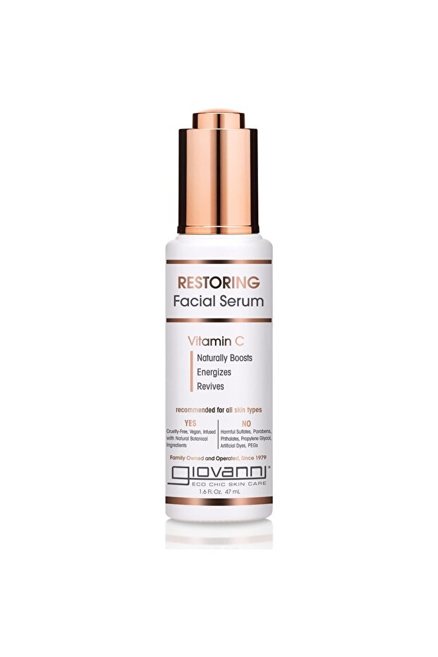 Giovanni Restoring Facial Serum, Infused with Vitamin C, 47ml