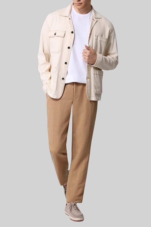 Erkek Pantolon Bej - 2