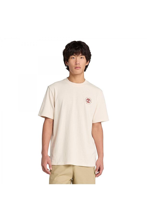 Tb0a6dpd Washed Boot Lab Back Graphic Tee Beyaz Erkek T-shirt - 3