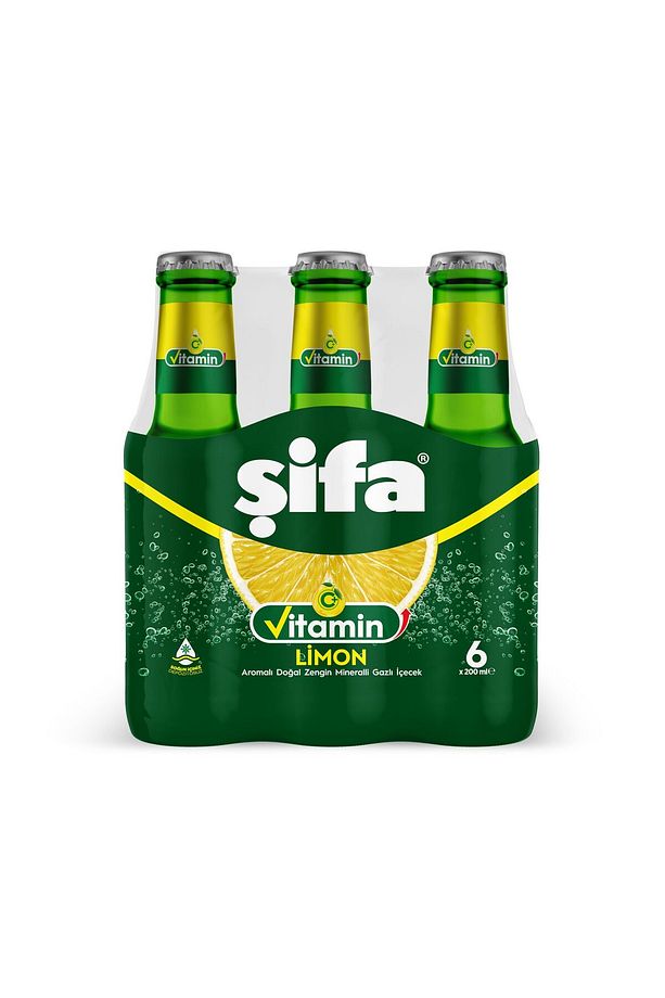 ŞİFA C VİTAMİNLİ LİMON AROMALI DOĞAL ZENGİN MİNERALLİ SU 24*200 ML - 2