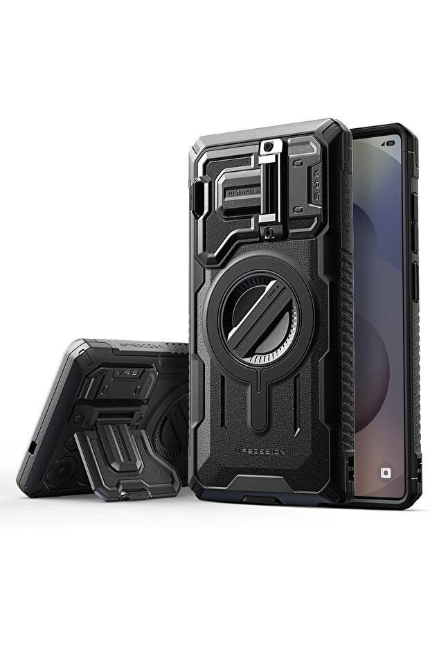 Terra Guard Ultimate for Samsung Galaxy S25 PLUS case MagSafe compatible - Matte Black