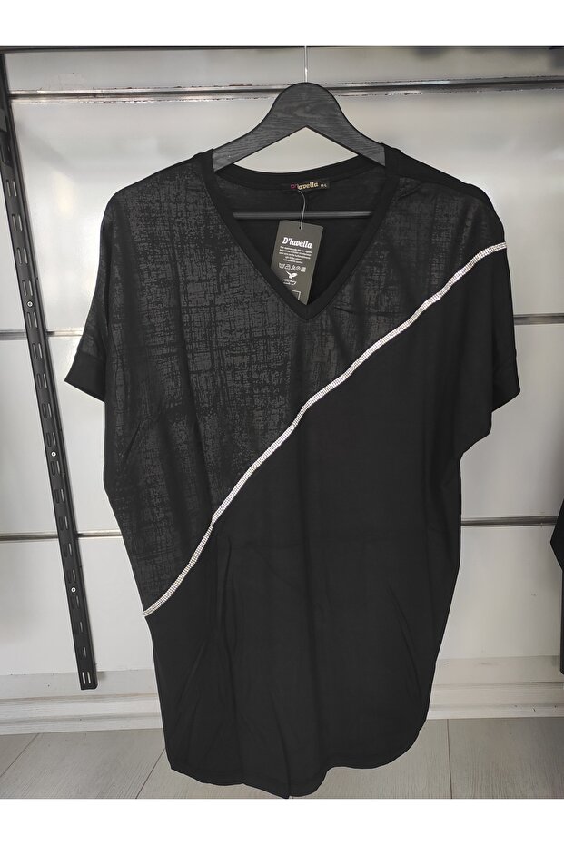 Taş Detayli Bluz - 4