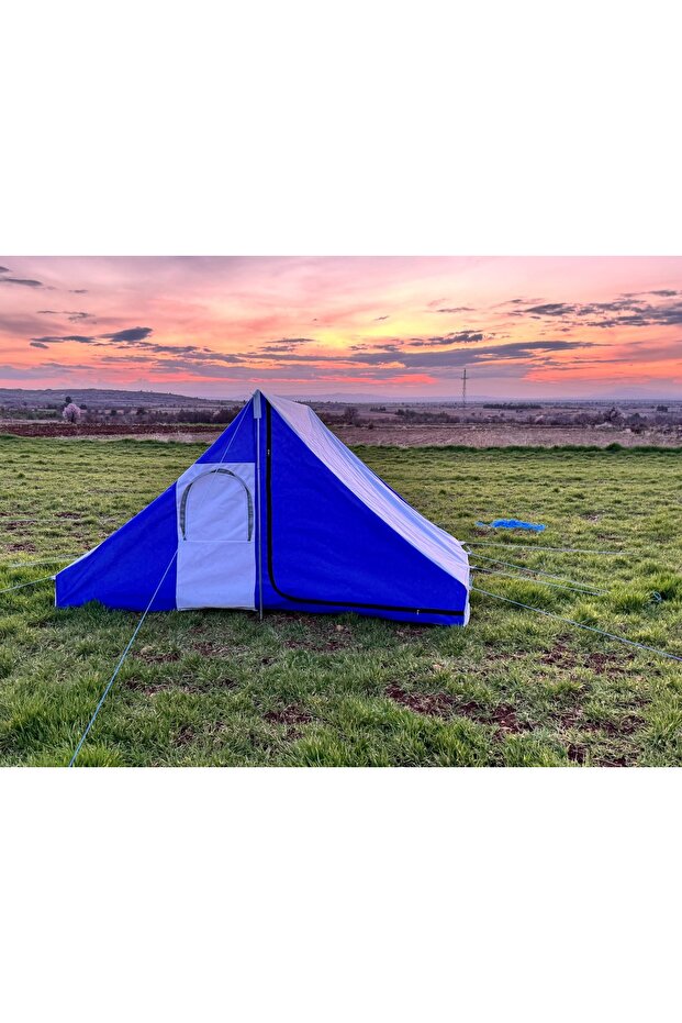 Üçgen Izci Çadır + Mat - 6