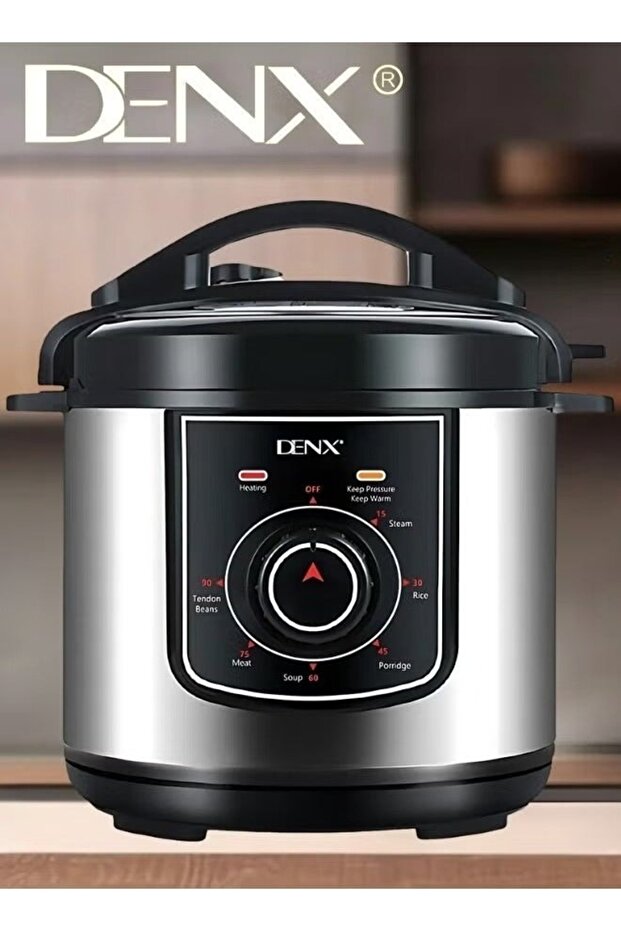 Dx2088 Digital Electric Pressure Cooker Stainless Steel Body Touch Programmable 6L Capacity 1000 Watts