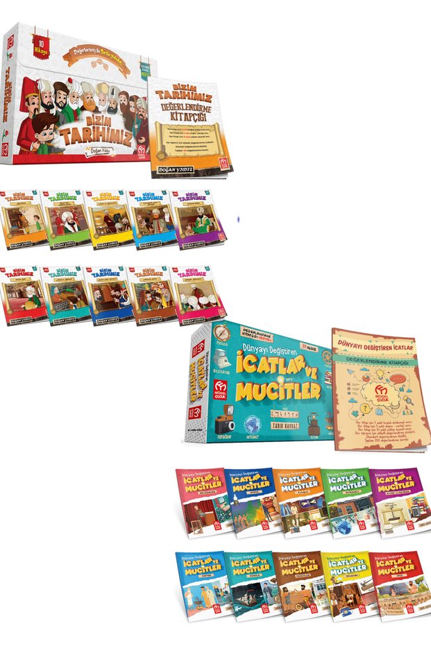 model eğitim yayınları Our History + Inventions and Inventors Story Series Set