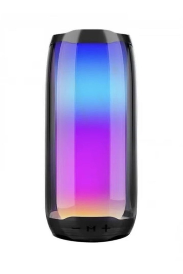 Colrful Luminous Wireless Speaker: BASTEC BC701 with Bluetooth, RGB Lighting, USB, Aux Input - 3