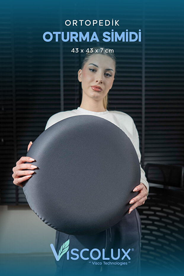 Orthopedic Sitting Ring - Visco Sitting Ring Postpartum Comforting Pillow Smoked