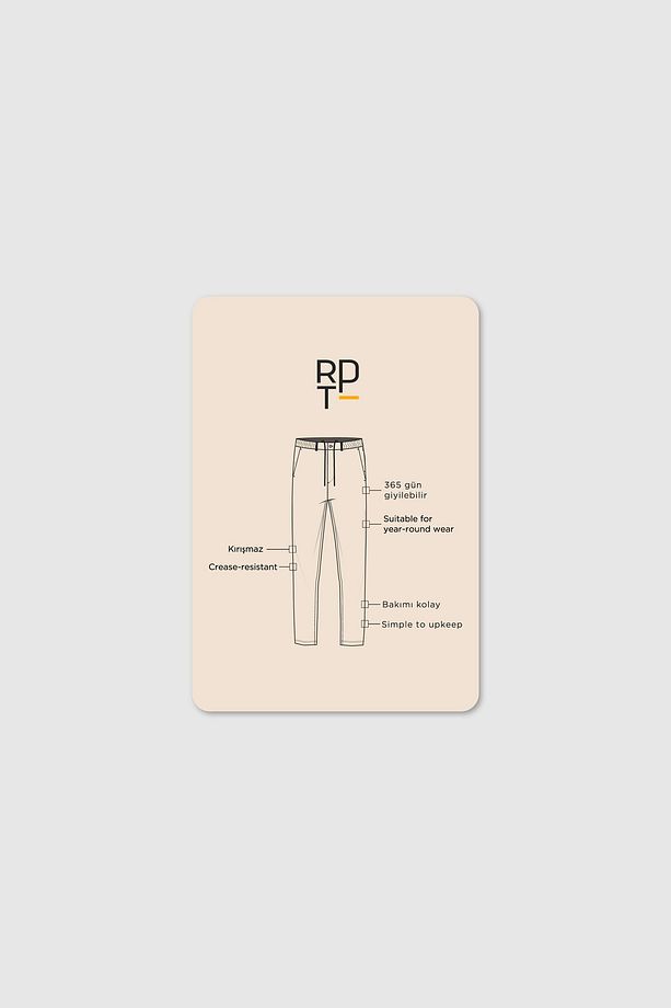 Ds Damat Relaxed Fit Haki Armürlü İnce Ve Hafif Rpt Jogger Pantolon - 7