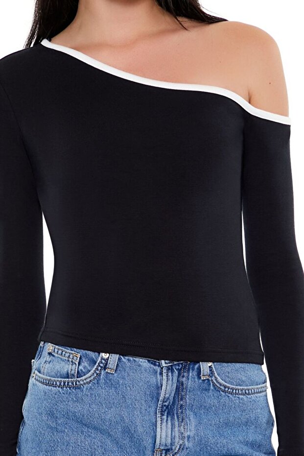 Tek Omuzlu Bluz - 3