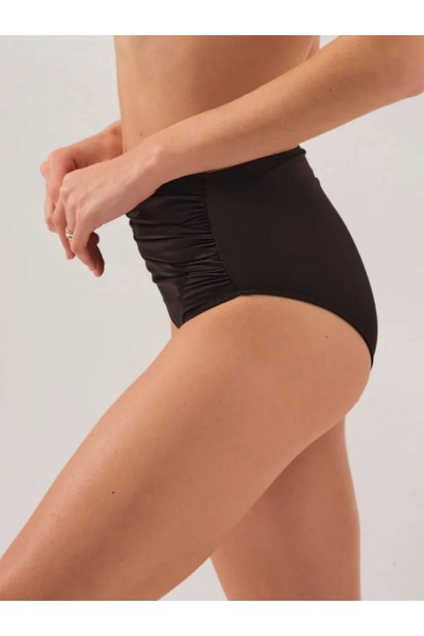 Drapeli Göbek Gizleyici Tek Bikini Altı - 2