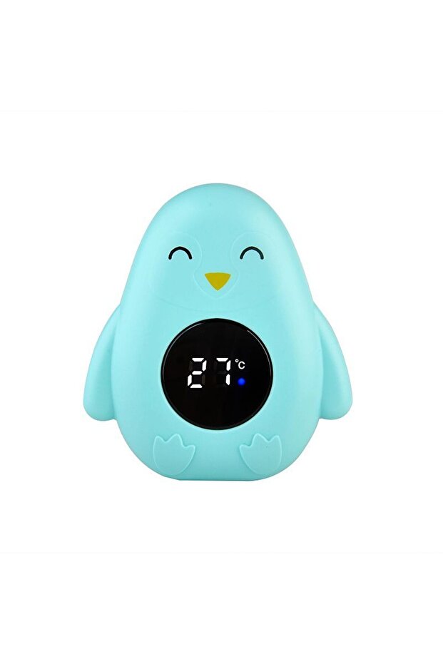 جهاز قياس درجة حرارة حمام الطفل من Penguin، جهاز قياس درجة حرارة حمام الطفل الرقمي العائم بشاشة عرض LED T