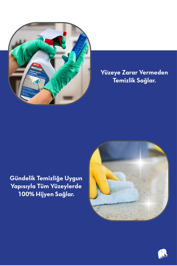 Maxiclean Profesyonel Yüzey Temizleyici Cila Kir Yağ Sökücü Doğal Taş Seramik Porselen 500ml - 9