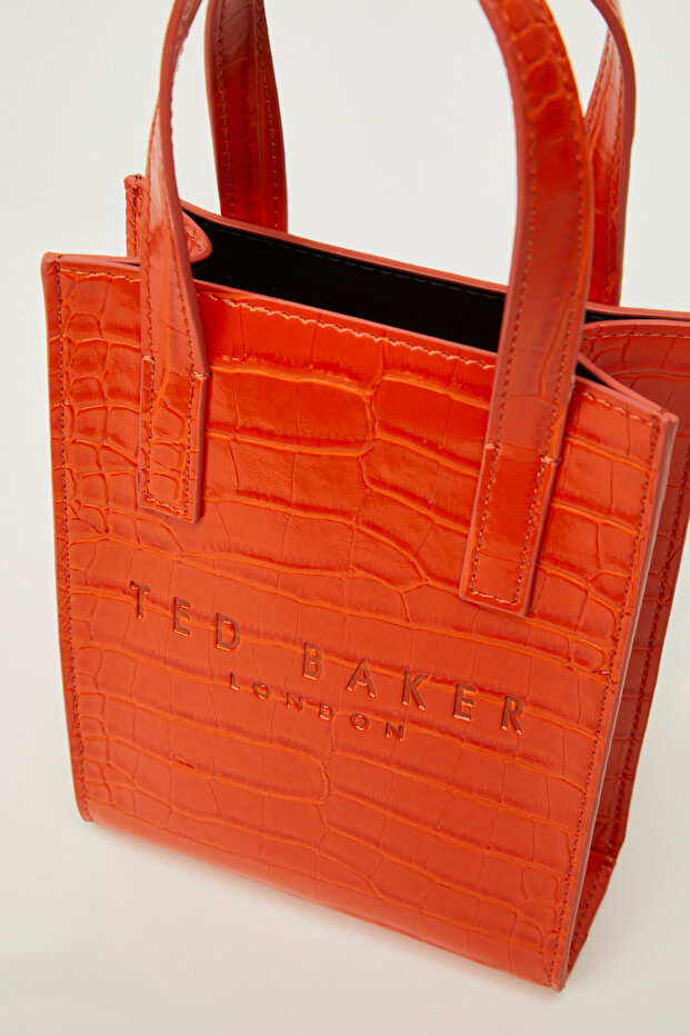 Mini Boy İkonik Croco El Çantası - 1