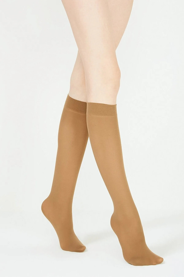 جوارب مايكرو 40 بنطلون برونزي - 1