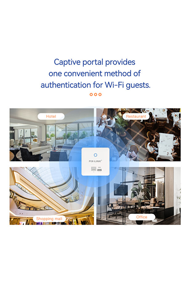 PIX-LINK CAP08 300M 2.4G High Power Indoor AP Access Point Omnidirectional Coverage Wifi Base Sta... - 3