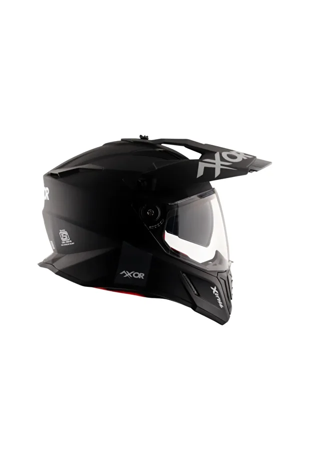 X-cross Dual Vısor Sc - Black Red Kask - 2