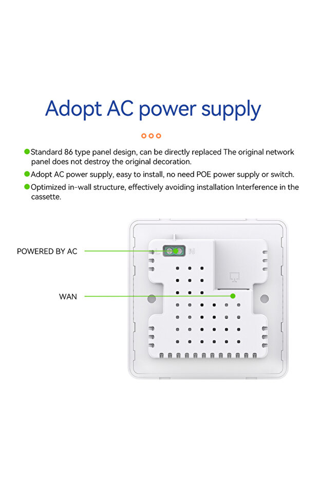 PIX-LINK CAP08 300M 2.4G High Power Indoor AP Access Point Omnidirectional Coverage Wifi Base Sta... - 2