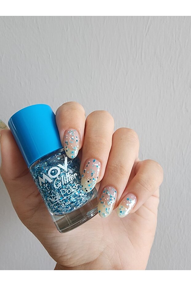 Glitter Simli Oje Beyaz No:5 - 3