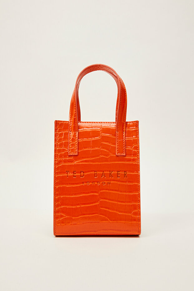 Mini Boy İkonik Croco El Çantası - 2