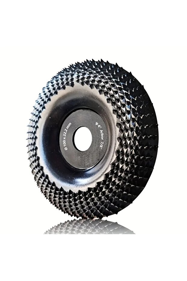 black 1Pc 4Inch Wood Grinder Wheel Disc, Wood Shaping Wheel, Grinding Wheel Carving Abrasive Disc Fo