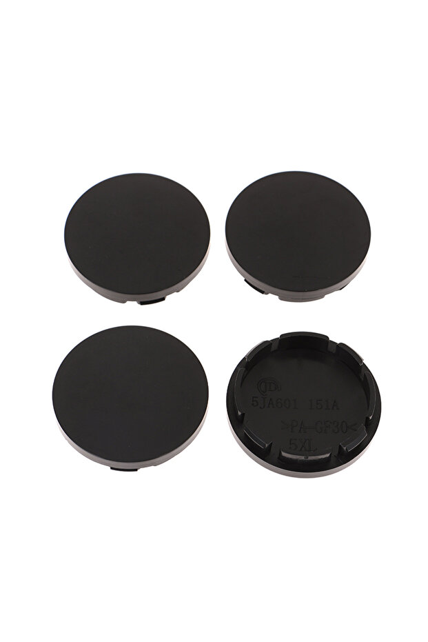 black 4 Pcs/Set 56mm Car Wheel Center Hub Caps Universal ABS Vehicle Tyre Tire Rim Cover Protector D - 1