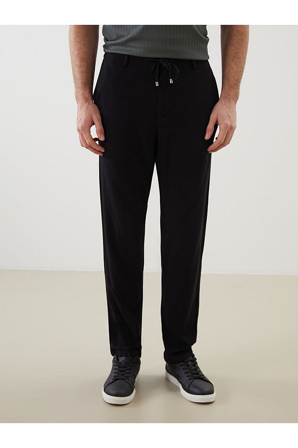 LCW Vision Siyah Standart Kalıp Erkek Pantolon - 2