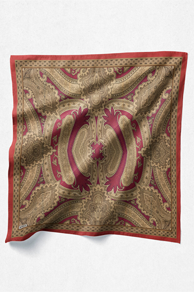 Etnik Desenli Eşarp - 1