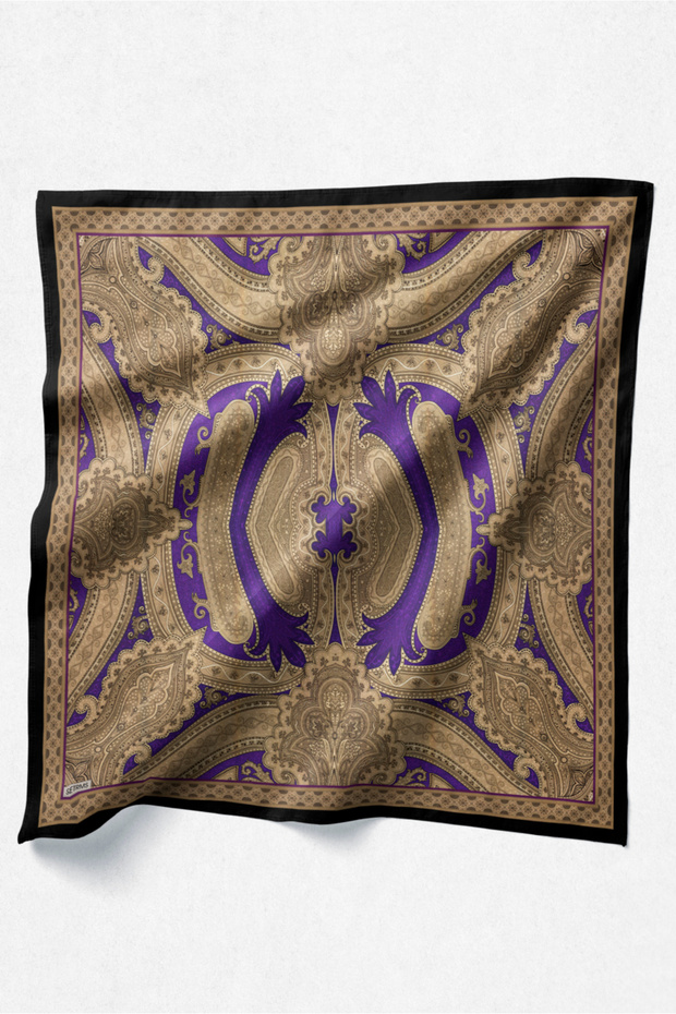 Etnik Desenli Eşarp - 1