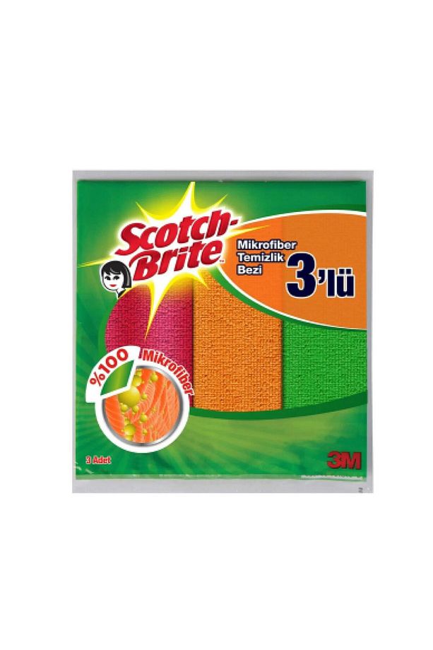 Scotch Brite Temizlik Bezi 3'lü Mikrofiber - 2