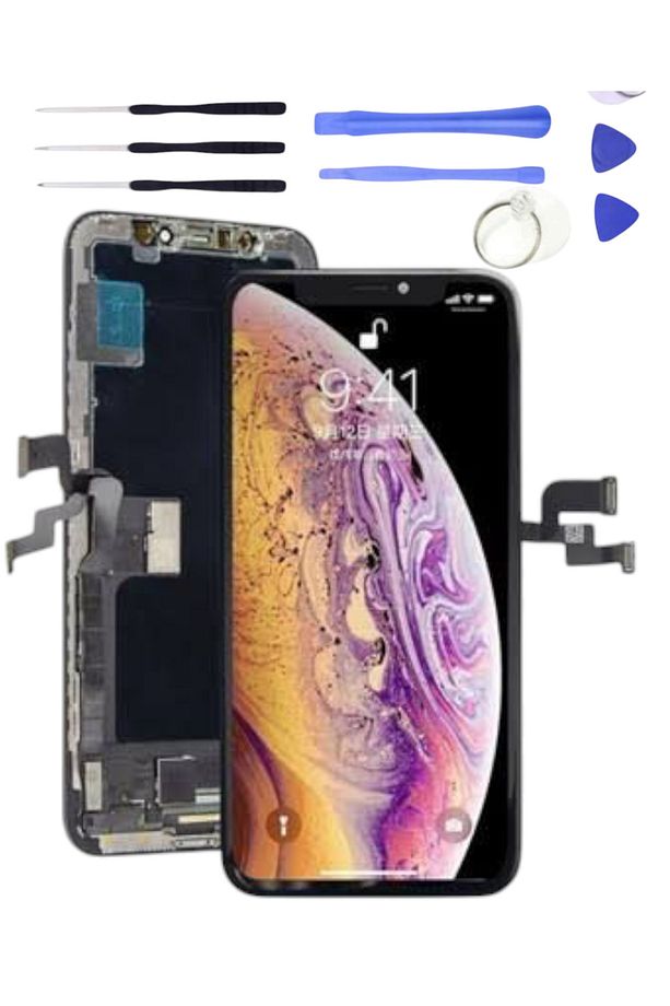 iPhone X Uyumlu LCD Ekran +Tamir Seti En - 3