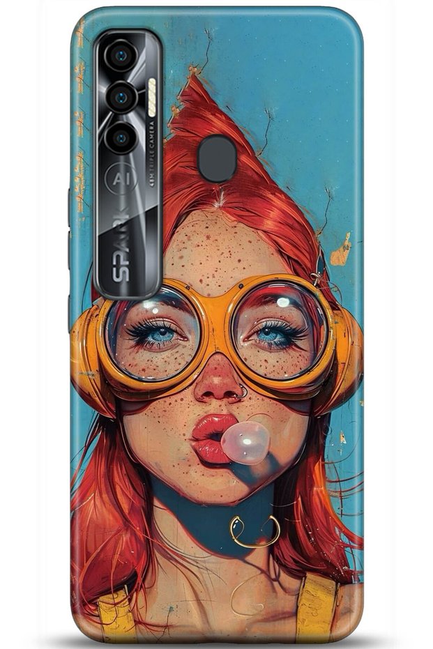 حافظة Spark 7 Pro مطبوعة بدقة عالية - تصميمات محددة 5286