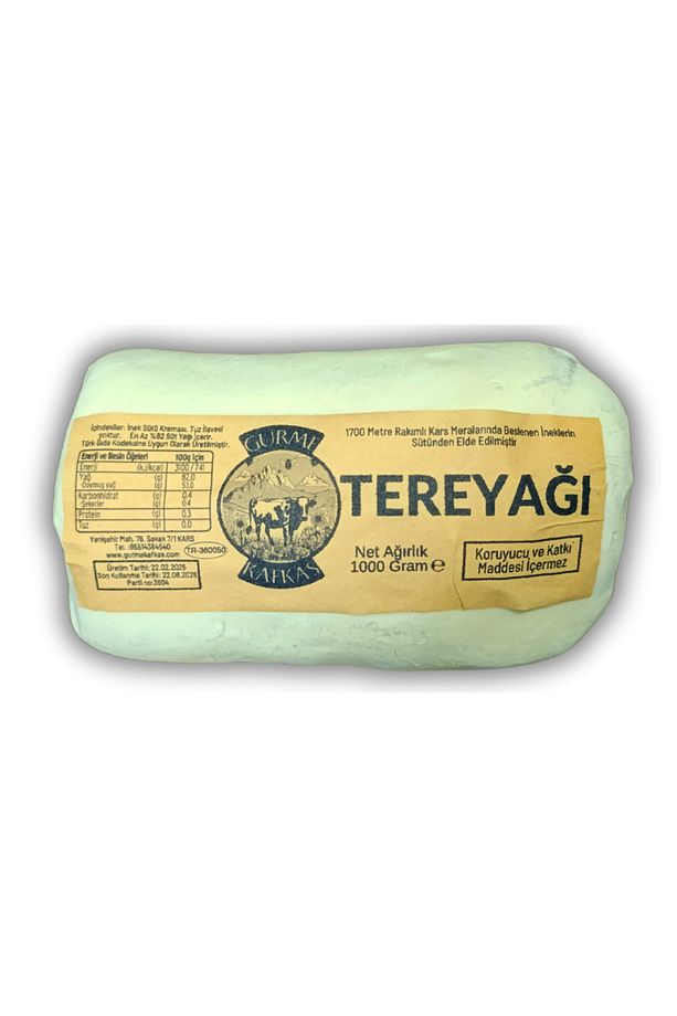 Kars Tereyağı %100 Doğal Katkısız Saf Tereyağ Net 1 kg - 1