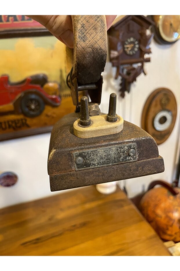 Antika kömürlü ütü - 4