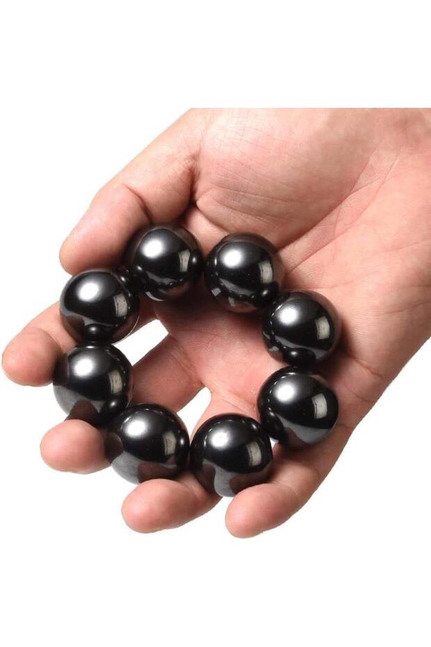 Bilye Şeklinde Manyetik Mıknatıs Stres Topu, Ø20 mm Stres Mıknatısı, Küre Mıknatıs - 10 Adet - 3
