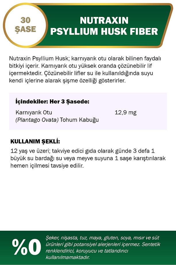 Psyllium Husk Fiber 30 Saşe - 2
