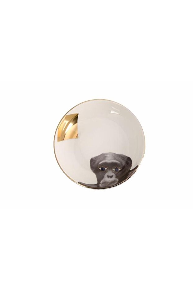 04Alm 006451 Wild Life Monkey Bowl 17 cm
