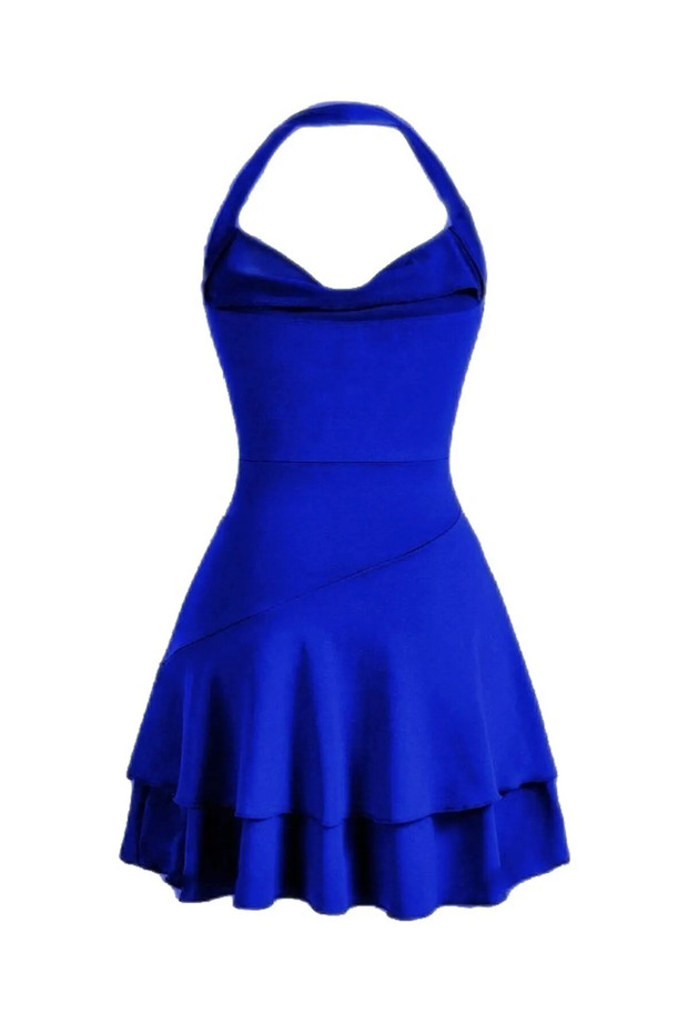 Μίνι φόρεμα Halterneck 5022 - 2