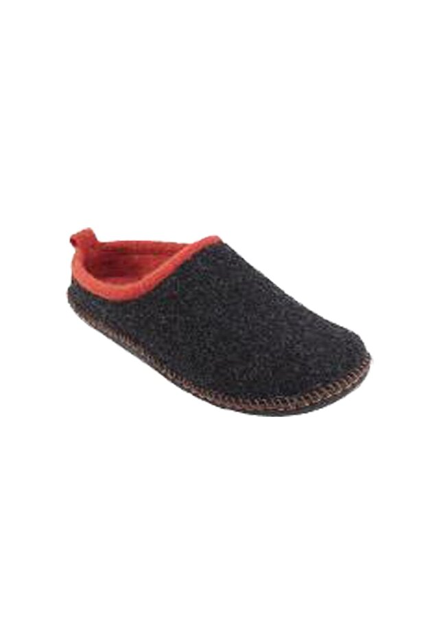 Felt Non-Slip Silent Sole Women's Anthracite House Slippers
